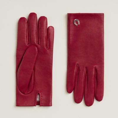 【美品】HERMES オリーブグリーン レッド 手袋　レザーグローブ 美品】HERMES オリーブグリーン レッド 手袋 レザーグローブ 楽天市場